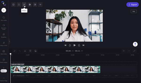 Step 4. Edit your webcam recording